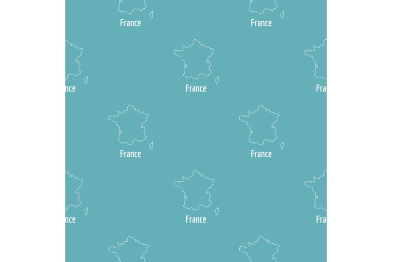 france-map-thin-line-vector-simple