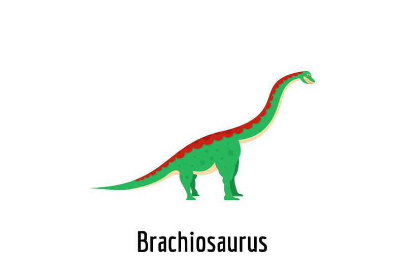 brachiosaurus-icon-flat-style