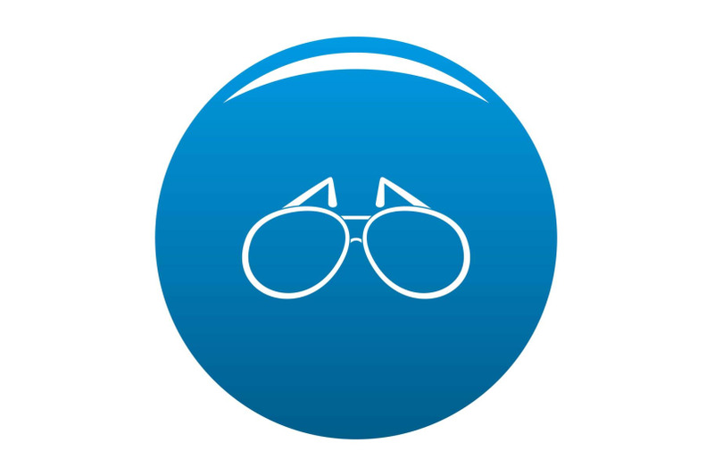 sunglasses-icon-vector-blue
