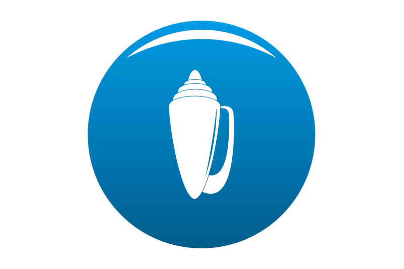 shell-icon-vector-blue