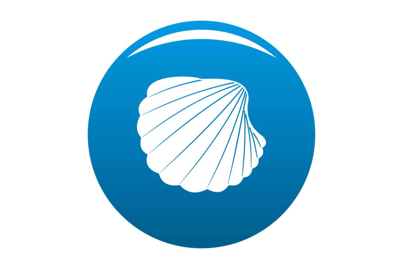nature-shell-icon-vector-blue