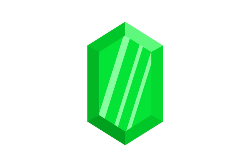 green-adamant-icon-flat-style