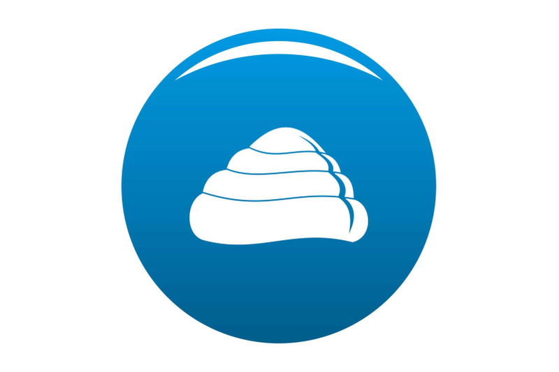 ocean-shell-icon-vector-blue