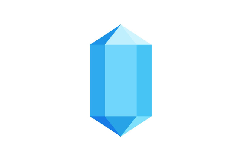 blue-diamond-icon-flat-style