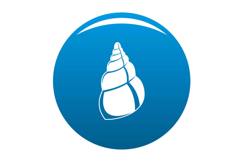 wild-shell-icon-vector-blue