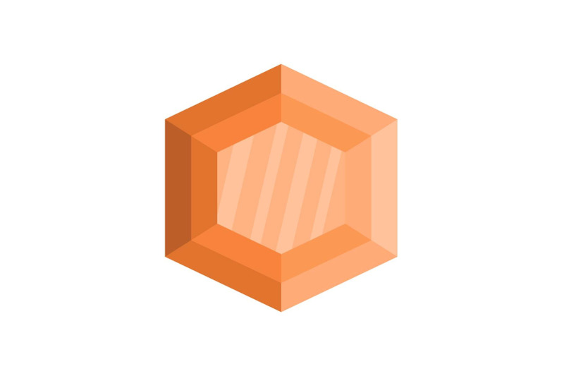 polygonal-diamond-icon-flat-style