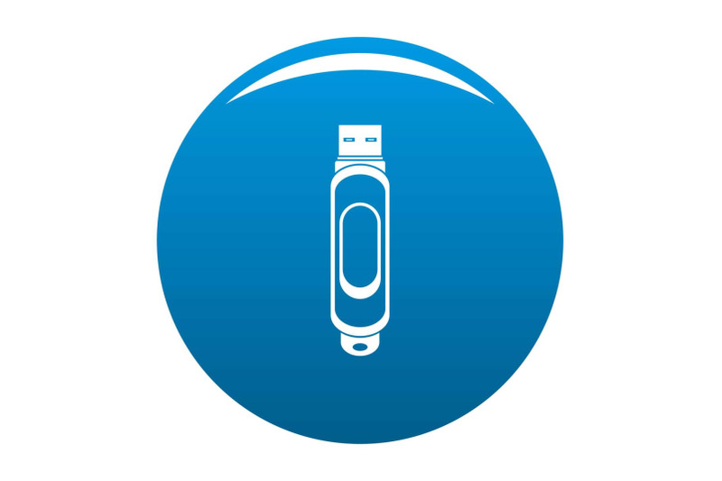 mini-usb-icon-vector-blue