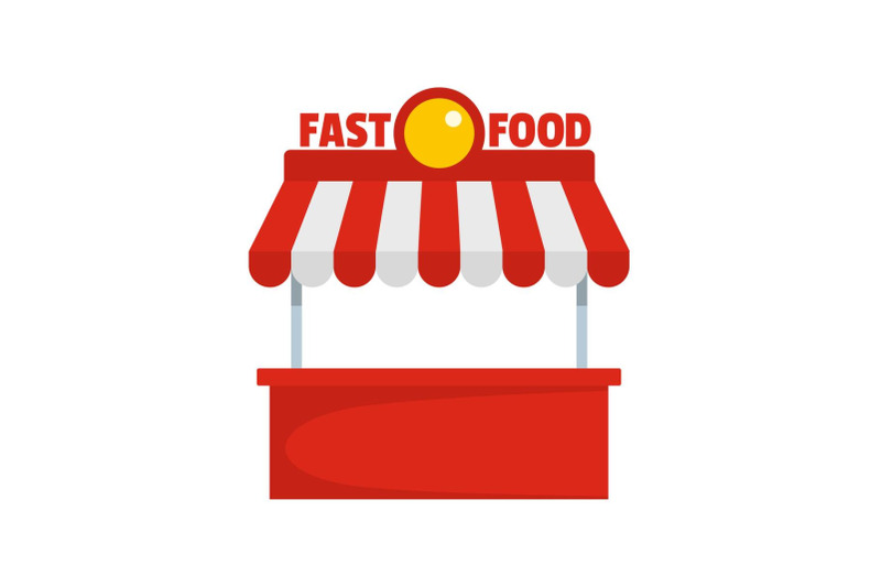 fast-food-icon-flat-style