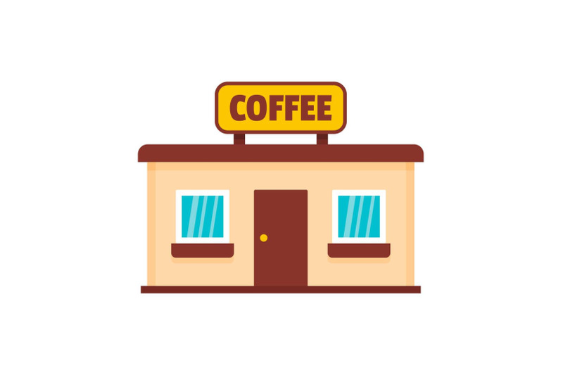 coffee-shop-icon-flat-style