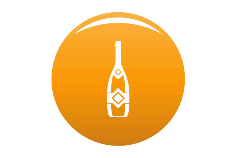 closed-champagne-icon-vector-orange
