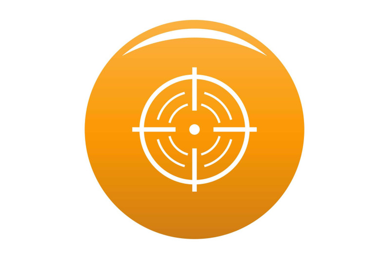 rear-sight-icon-vector-orange
