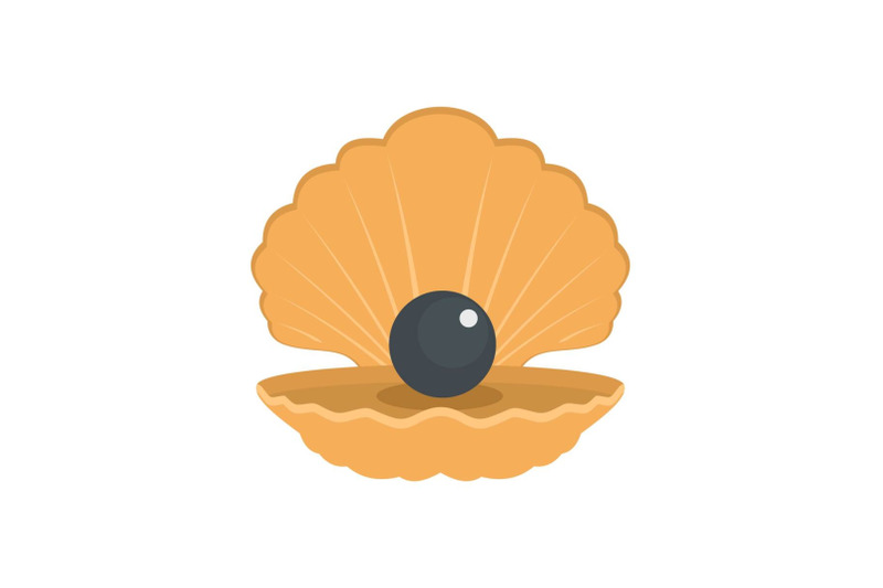 opened-shell-icon-flat-style
