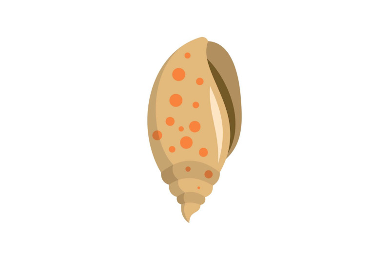 sea-shell-icon-flat-style