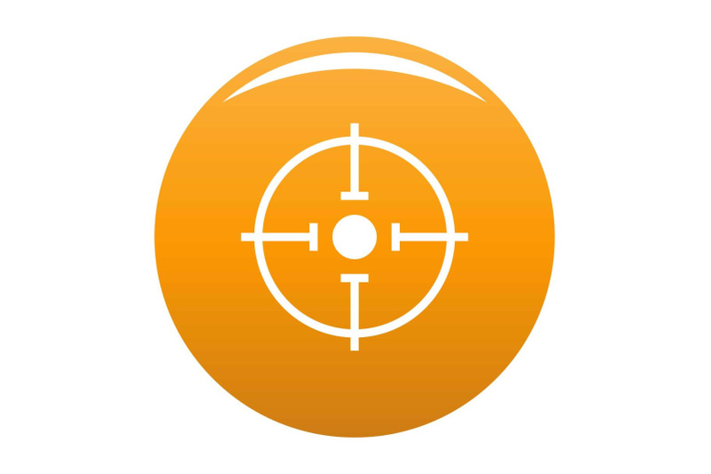 important-target-icon-vector-orange
