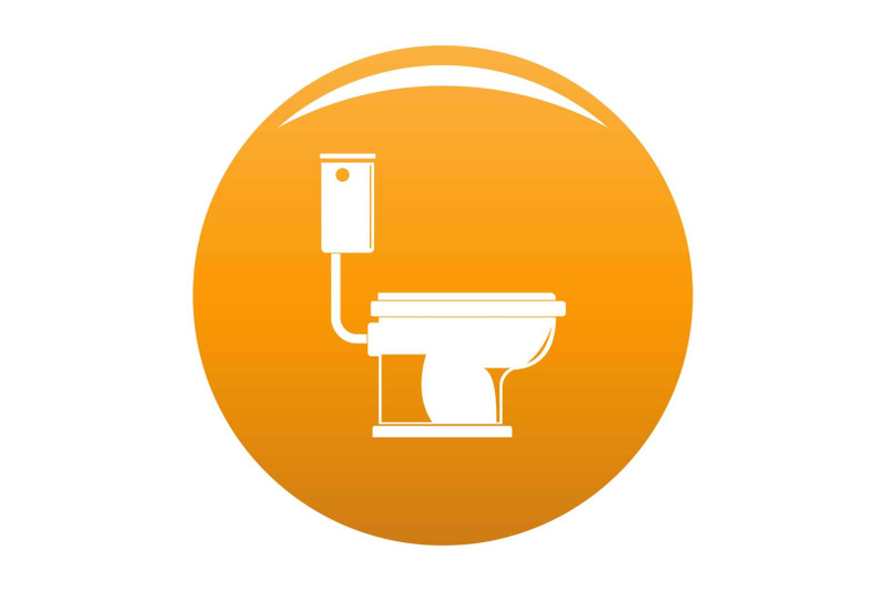 toilet-icon-vector-orange