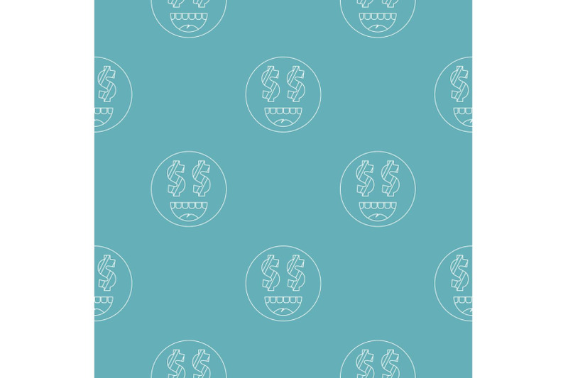 money-smile-pattern-vector-seamless