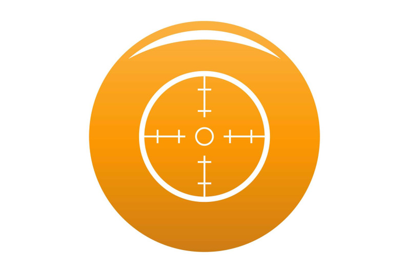 radar-icon-vector-orange