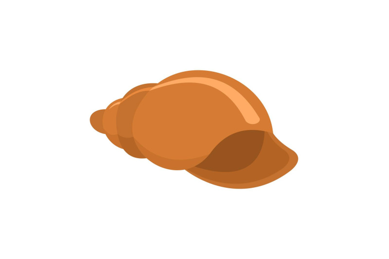 small-shell-icon-flat-style