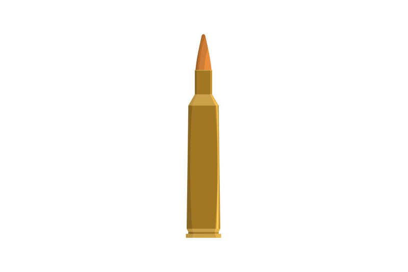 single-bullet-icon-flat-style