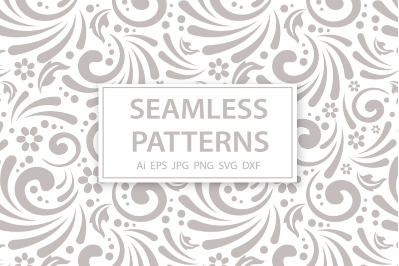 set-of-floral-seamless-patterns