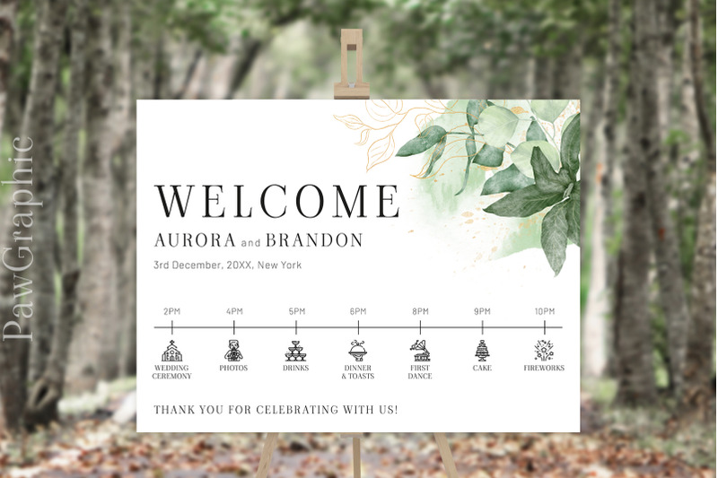 wedding-welcome-sign-timeline-signage-template