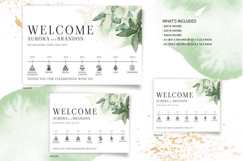 wedding-welcome-sign-timeline-signage-template