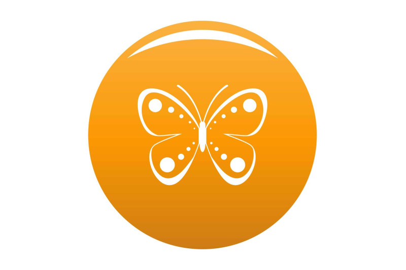 wild-butterfly-icon-vector-orange