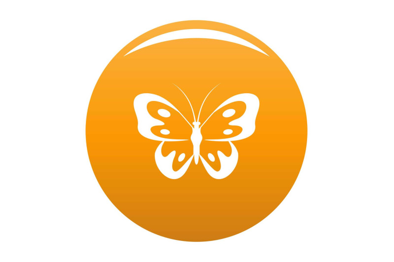 butterfly-in-wildlife-icon-vector-orange