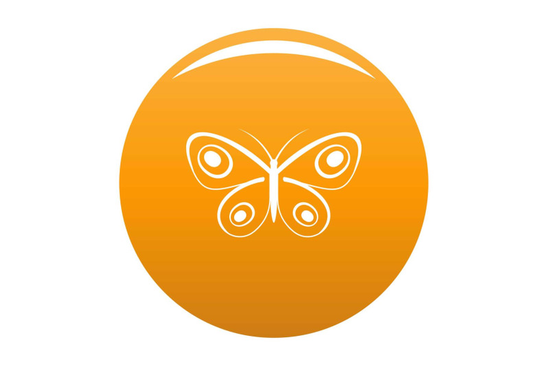 tiny-butterfly-icon-vector-orange