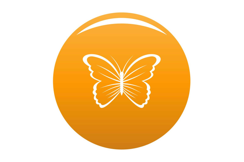 butterfly-in-nature-icon-vector-orange