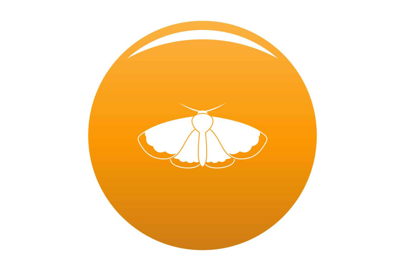 moth-icon-vector-orange