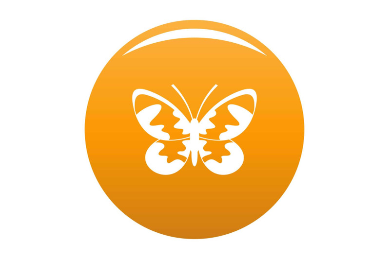 butterfly-with-ornament-icon-vector-orange