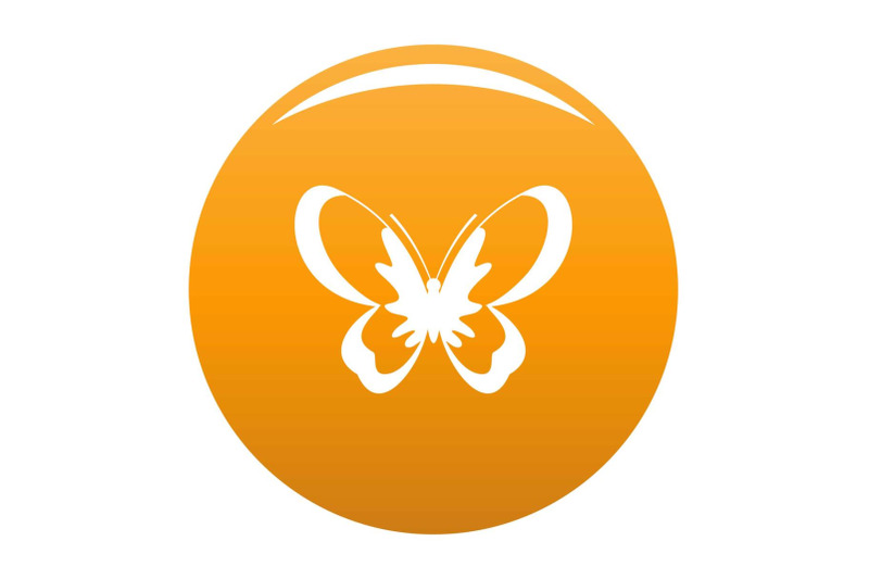 unknown-butterfly-icon-vector-orange