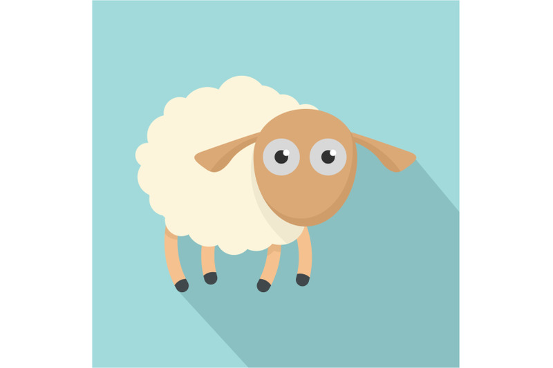 shocked-sheep-icon-flat-style