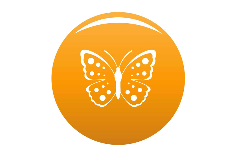 spring-butterfly-icon-vector-orange