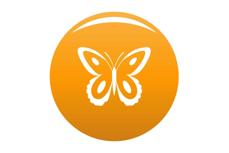 spotted-butterfly-icon-vector-orange