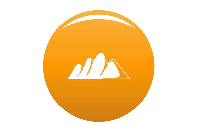 europe-mountain-icon-vector-orange