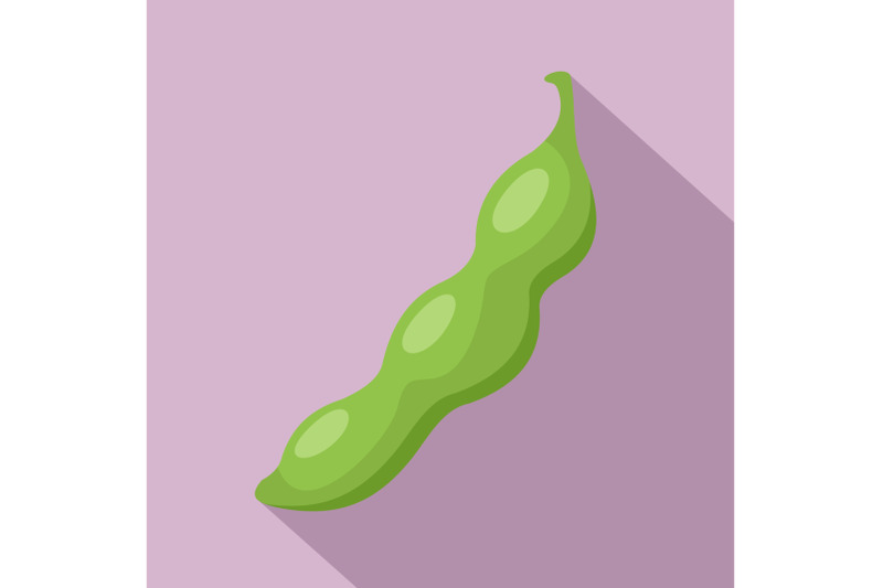 green-peas-icon-flat-style