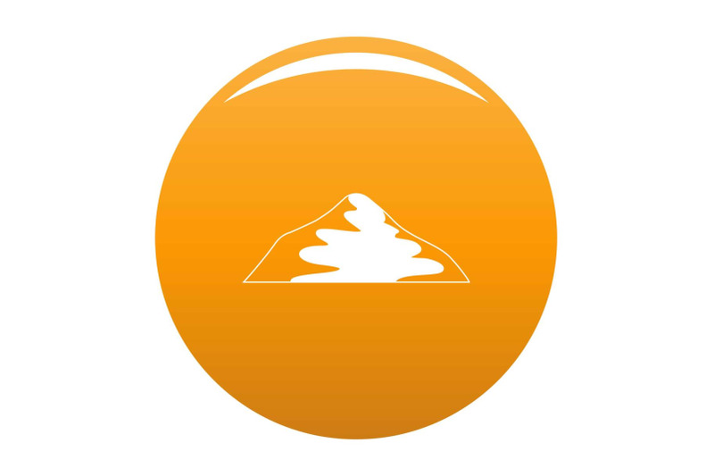 asian-mountain-icon-vector-orange