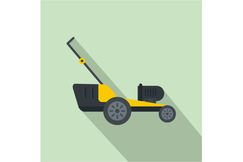 motor-grass-cutter-icon-flat-style