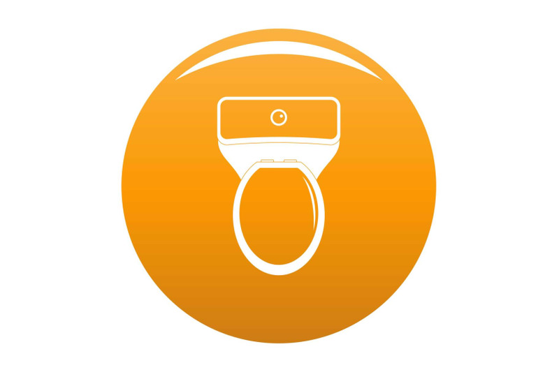 lavatory-icon-vector-orange
