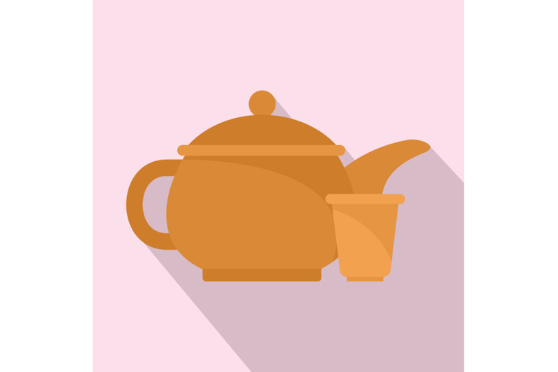 taiwan-tea-pot-icon-flat-style
