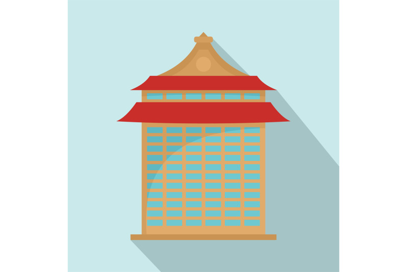taipei-building-icon-flat-style