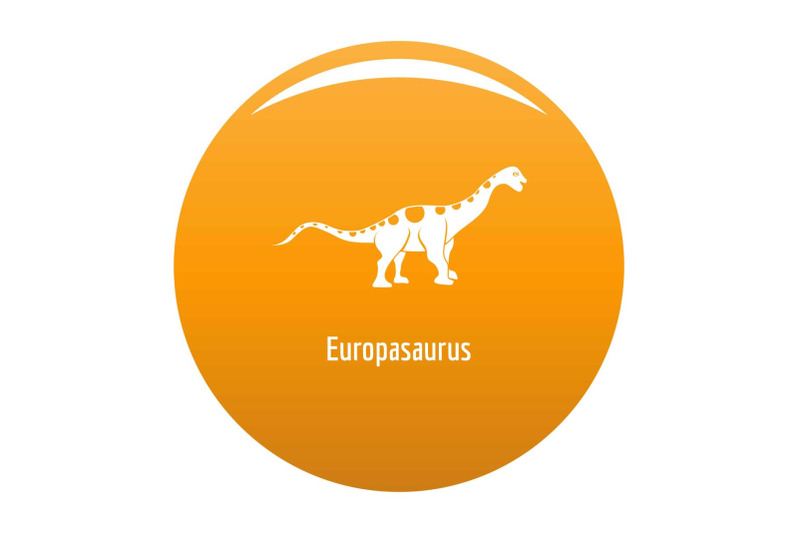 europasaurus-icon-vector-orange
