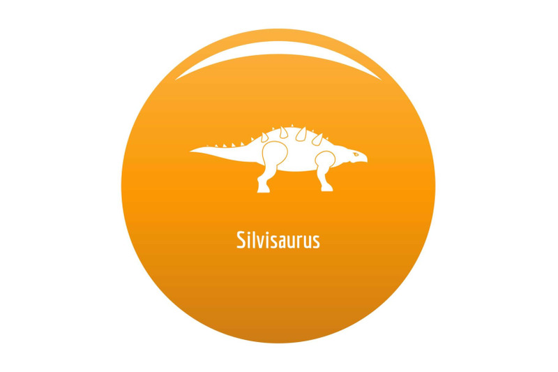 silvisaurus-icon-vector-orange