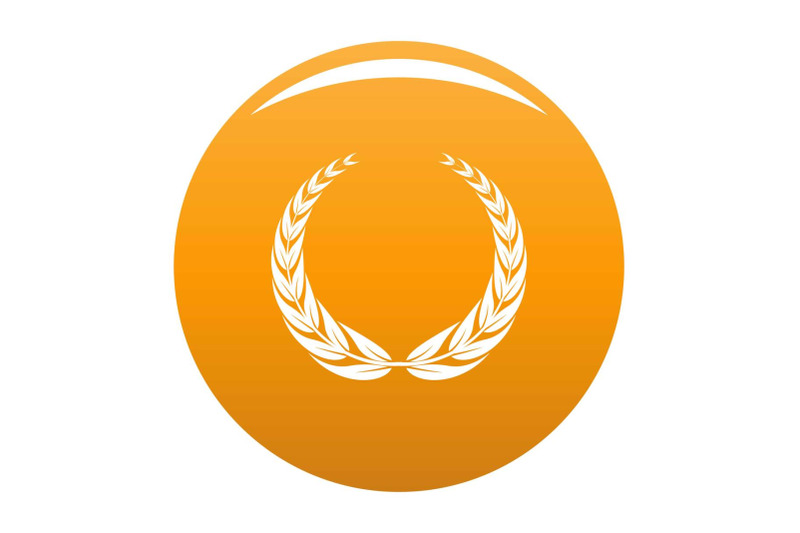 crown-wreath-icon-vector-orange