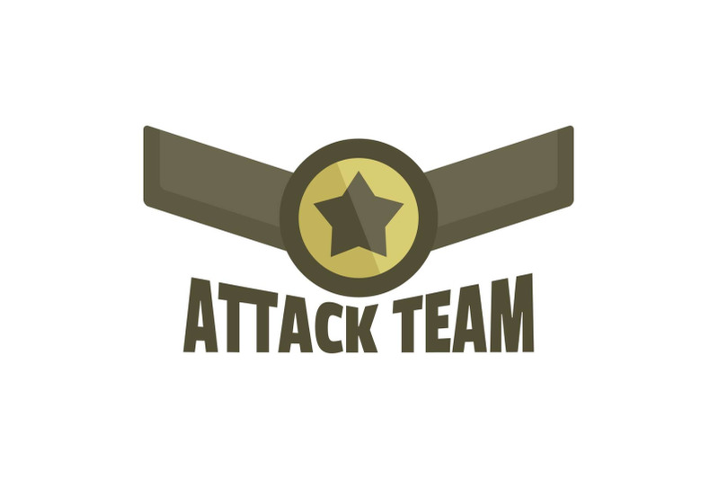 attack-team-icon-logo-flat-style