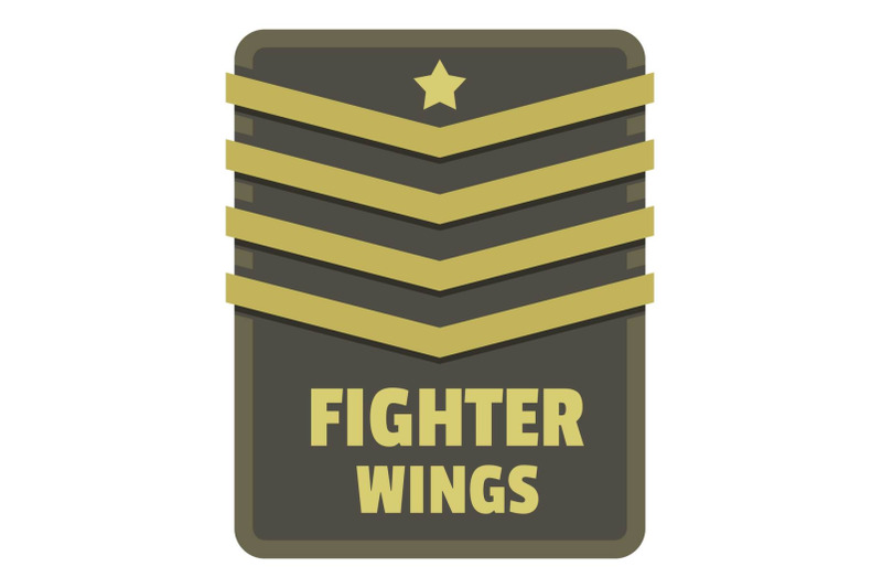 fighter-wings-icon-logo-flat-style