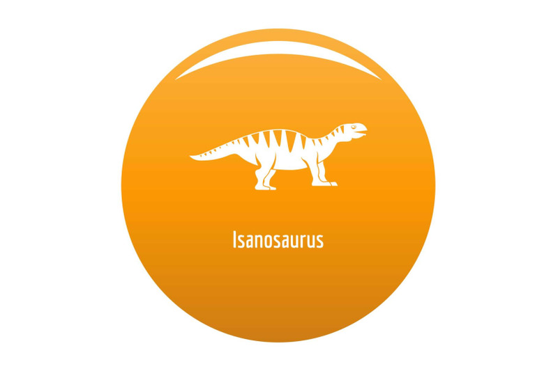 isanosaurus-icon-vector-orange