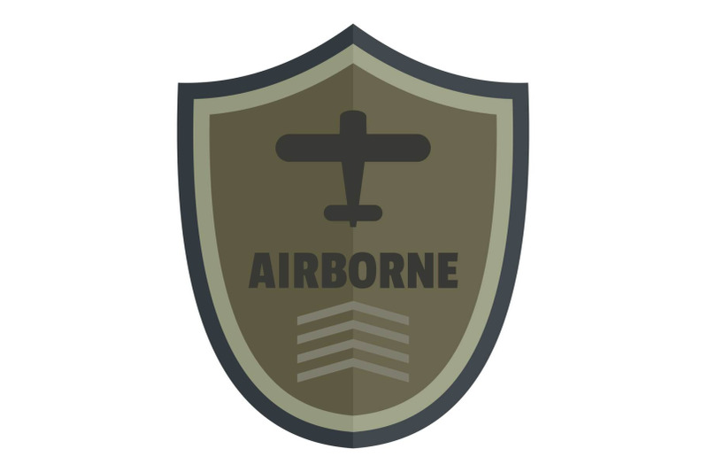 airborne-icon-logo-flat-style